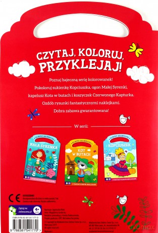 Czerwony Kapturek. Bajkowe kolorowanki [KSIĄŻKA]