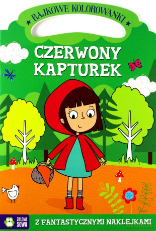 Czerwony Kapturek. Bajkowe kolorowanki [KSIĄŻKA]
