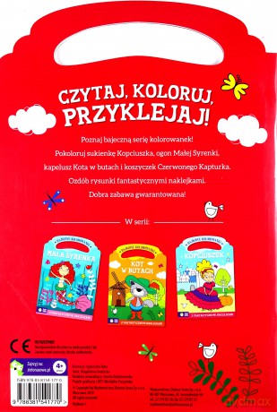 Czerwony Kapturek. Bajkowe kolorowanki [KSIĄŻKA]