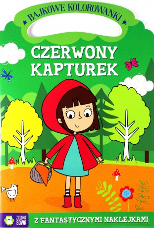 Czerwony Kapturek. Bajkowe kolorowanki [KSIĄŻKA]