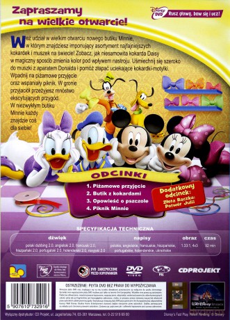 Klub Przyjaciół Myszki Miki: Butik Minnie (Disney Junior) [DVD]