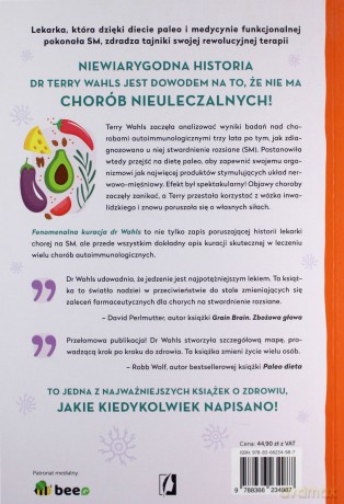 Fenomenalna kuracja dr Wahls. Plan leczenia stwardnienia rozsianego i innych chorób autoimmunologicznych - Terry Wahls, Eve Adamson [KSIĄŻKA]