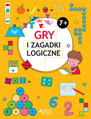 Gry i zagadki logiczne 7+ [KSIĄŻKA]