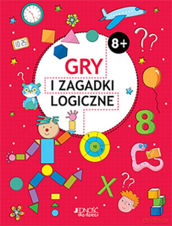 Gry i zagadki logiczne 8+ [KSIĄŻKA]