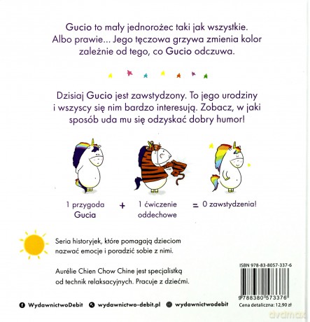 Gucio się wstydzi. Uczucia Gucia - Aurelie Chien Chow Chine [KSIĄŻKA]