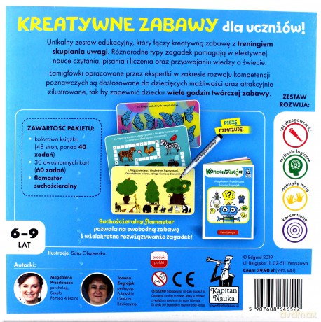 Koncentracja. Kapitan Nauka - Magdalena Przedniczek, Jolanta Zagrajek [GRA]