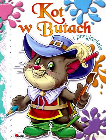 Kot w butach. Koloruję 4 baśnie - Mariola Budek [KSIĄŻKA]