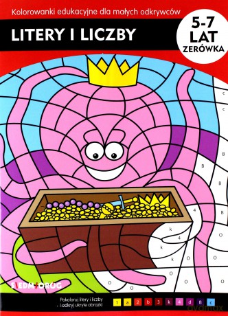 Litery duże i małe. Kolorowanki dla małych odkrywców [KSIĄŻKA]