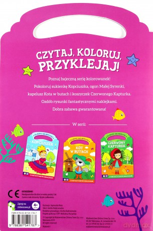 Mała syrenka. Bajkowe kolorowanki [KSIĄŻKA]