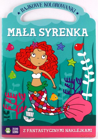 Mała syrenka. Bajkowe kolorowanki [KSIĄŻKA]
