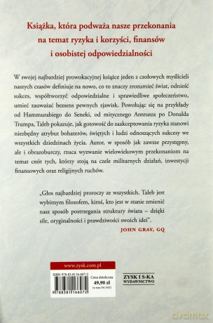 Na własne ryzyko. Ukryte asymetrie w codziennym życiu - Nassim Nicholas Taleb [KSIĄŻKA]