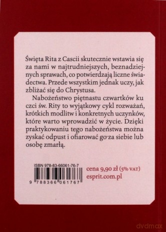 Piętnaście czwartków ze św. Ritą - Gianfranco Casagrande [KSIĄŻKA]