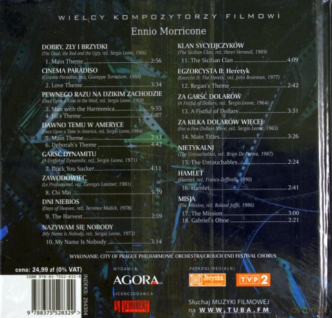 Wielcy Kompozytorzy Filmowi 02: Ennio Morricone (booklet) [CD]