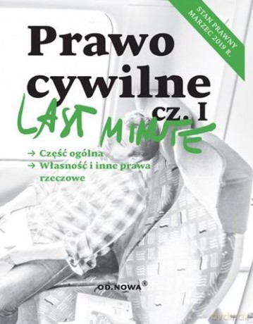 Prawo cywilne last minute cz.1 03.2019 - Anna Gólska [KSIĄŻKA]
