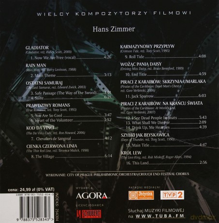 Wielcy Kompozytorzy Filmowi 04: Hans Zimmer (digibook) [CD]