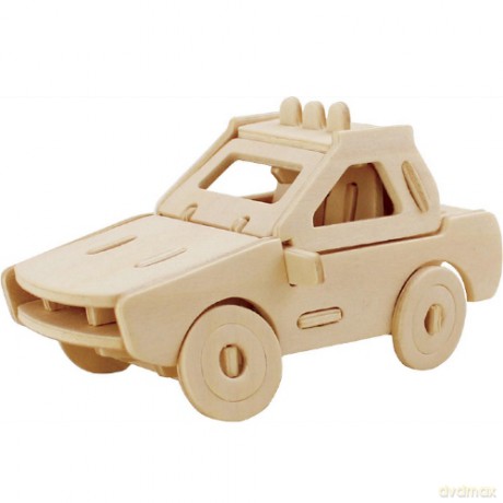 Puzzle 3D drewniane auto [PUZZLE]