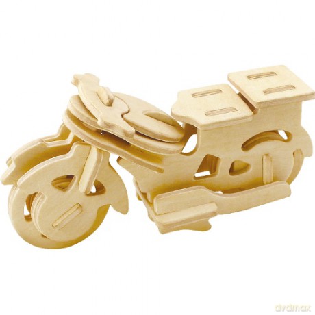 Puzzle 3D drewniane motor [PUZZLE]