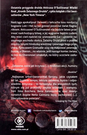 Rozdziobią nas loki wrony. Kroniki Żelaznego Druida (Tom 10) - Kevin Hearne [KSIĄŻKA]