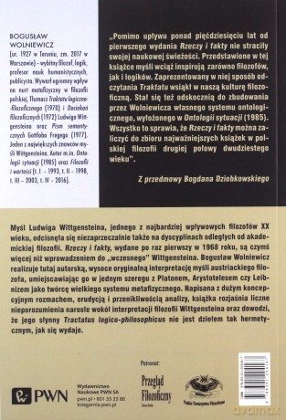 Rzeczy i fakty. Wstęp do pierwszej filozofii Wittgensteina - Bogusław Wolniewicz [KSIĄŻKA]
