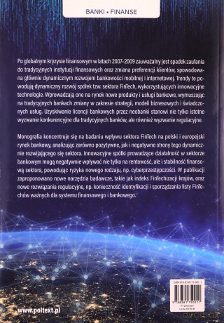 Sektor fintech na europejskim rynku usług bankowych. Wyzwania konkurencyjne i regulacyjne - Mateusz Folwarski [KSIĄŻKA]