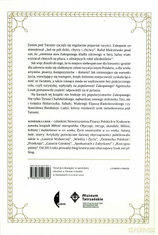 Sielankowanie pod Tatrami. Życie codzienne i niecodzienne Zakopanego w XIX wieku - Agnieszka Lisak [KSIĄŻKA]