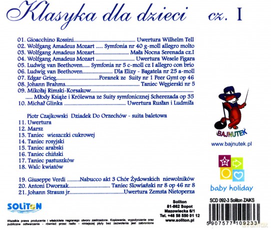 Klasyka dla dzieci 1 [CD]