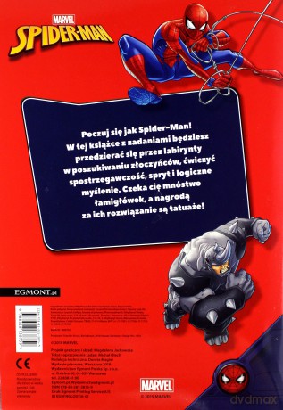 Spider-man. Książka z tatuażami - Michał Olech [KSIĄŻKA]