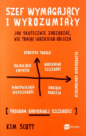 Szef wymagający i wyrozumiały. Jak skutecznie zarządzać nie tracąc ludzkiego oblicza - Kim Scott [KSIĄŻKA]