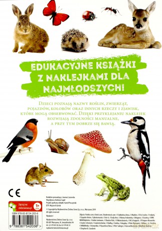 W lesie. Bawię się naklejkami [KSIĄŻKA]