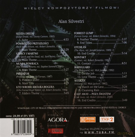 Wielcy Kompozytorzy Filmowi 10: Alan Silvestri (booklet) [CD]