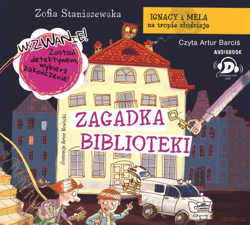 Zagadka biblioteki. Ignacy i Mela na tropie złodzieja - Zofia Staniszewska [AUDIOBOOK]