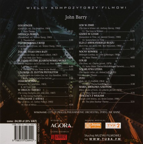 Wielcy Kompozytorzy Filmowi 14: John Barry (booklet) [CD]