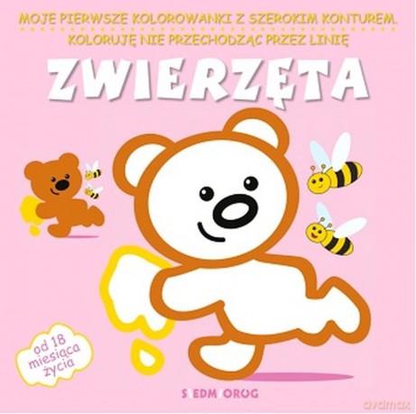 Zwierzęta. Moje pierwsze kolorowanki z szerokim konturem [KSIĄŻKA]