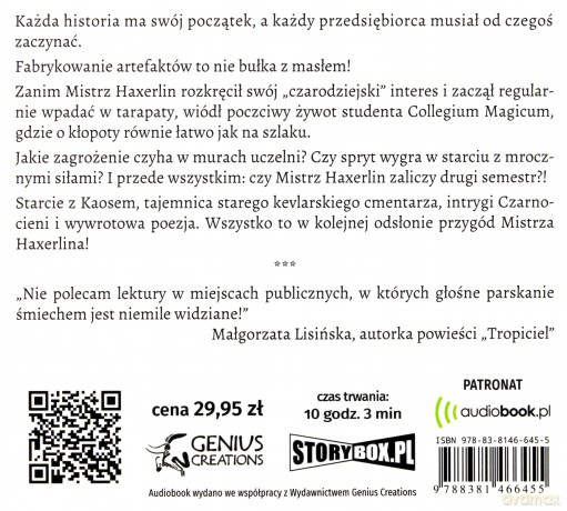 Życie i czasy mistrza Haxerlina - Jacek Wróbel [AUDIOBOOK]