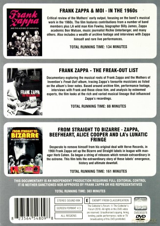 Frank Zappa: Three Card Trick [3DVD]