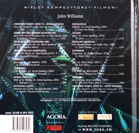 Wielcy Kompozytorzy Filmowi 18: John Williams (digibook) [CD]