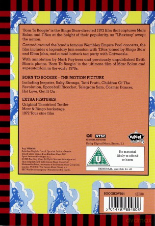 T.Rex: Born To Boogie [DVD]