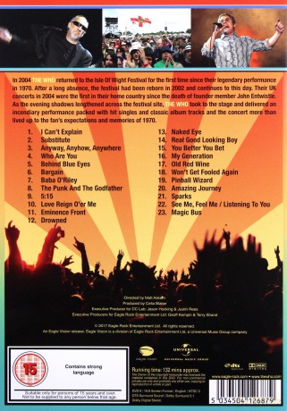 Who: Live At The Isle Of Wight Festival 2004 [DVD]