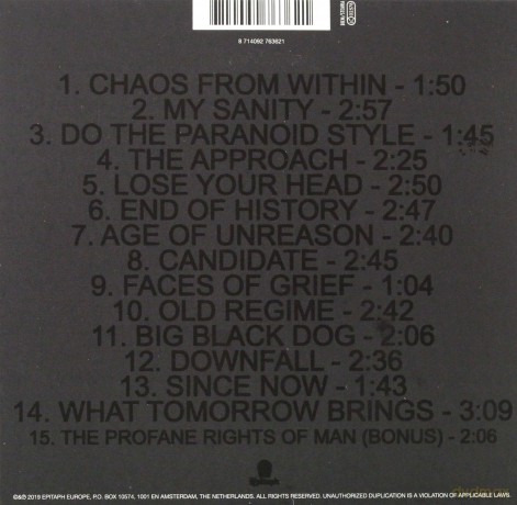 Bad Religion: Age Of Unreason [CD]