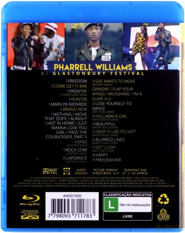 Pharrell Williams: At Glastonbury Festival [Blu-Ray]