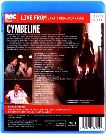 Rsc: William Shakespeare: Cymbeline [Blu-Ray]