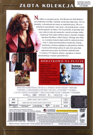 Erin Brockovich (polski lektor) (złota kolekcja) [DVD]