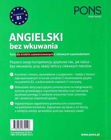 Angielski bez wkuwania B1 [KSIĄŻKA]