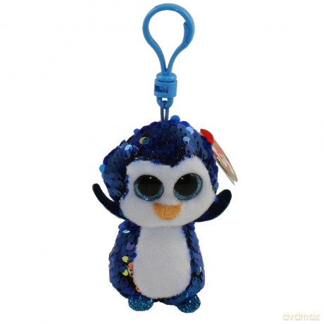 Beanie Boos - Cekinowy Pingwin 8,5 cm brelok