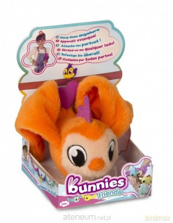 Bunnies friends Króliczek z magnesem pluszowy