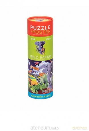 CROCODILE CREEK 100 el. tuba Dzikie safari [PUZZLE]