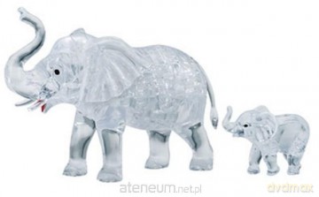 Crystal puzzle słonie [PUZZLE]