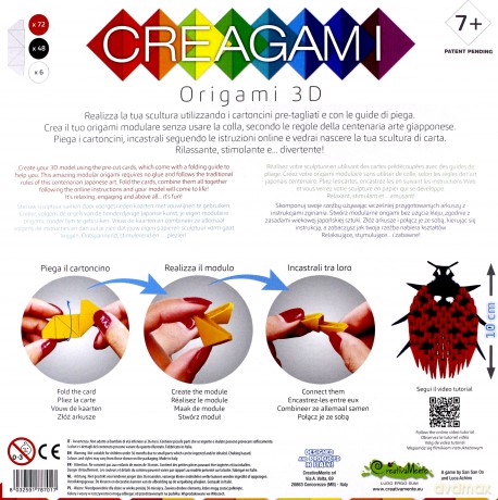 CUBE Creagami: Biedronka [PUZZLE]