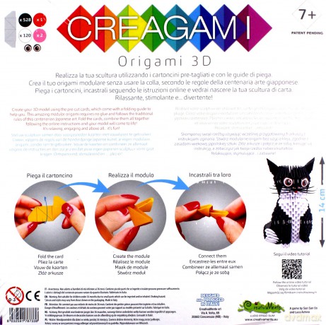 CUBE Creagami: Kot [PUZZLE]