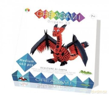 CUBE Creagami: Smok [PUZZLE]